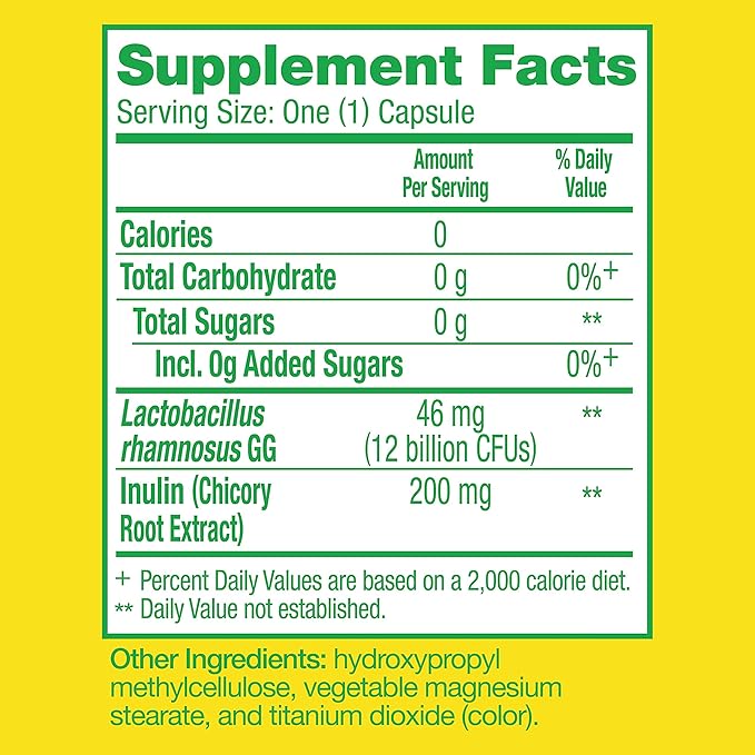 Culturelle Pro Strength Daily Probiotic Digestive Capsules Naturally Sourced Probiotic Strain Proven to Support Digestive &amp Immune Health Gluten &amp Soy Free 4 Month Supply 60 Count (Pack o