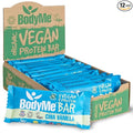 BodyMe Organic Vegan Protein Bar | Raw Chia Vanilla | Box of 12 x 2.12oz (60g) | With 3 Plant Proteins