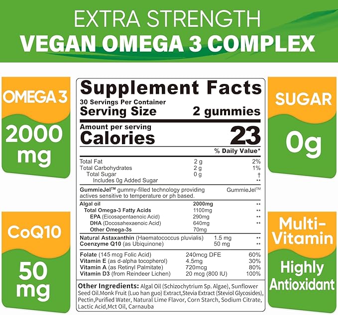Vegan Omega 3 Gummies &amp 5HTP Gummies