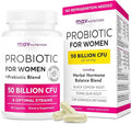 Probiotics for Women | 50 Billion CFU for Vaginal pH Balance &amp Digestive Health Support | Female Probiotics with Prebiotics &amp Hormone Balance Blend | Third-Party Tested Vegan &amp Gluten-Fr