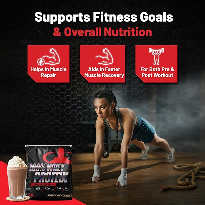 Goliath Labs 100% Whey Protein Cold Filtered Whey Protein - Rapid Amino Acid Delivery - Natural Coco for a Rich Chocolate Flavor - Tub Weighs 5 Pounds Contains 68 Servings