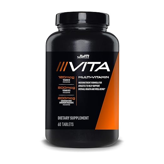 JYM Supplement Science Vita JYM Multivitamin D3 &amp K2 Bone and Cardiovascular Support 60 Tablets