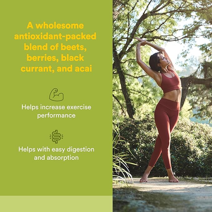 Whole Earth &amp Sea from Natural Factors Beets &amp Berries Antioxidant Boost with Beets Acai &amp More 6.6 oz Powder