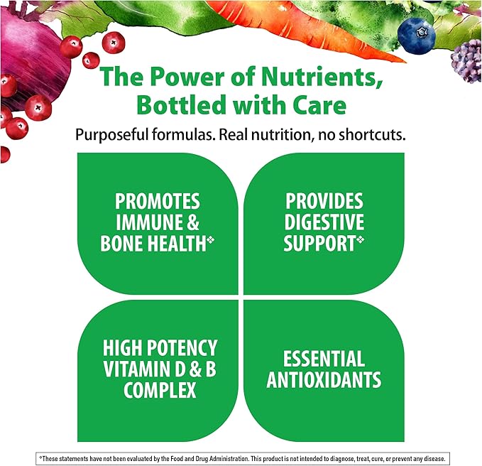 Rainbow Light Multivitamin for Men Vitamin C D &amp Zinc Probiotics Men's Multivitamin Provides High Potency Immune Heart &amp Liver Support Non-GMO Vegetarian 120 Tablets