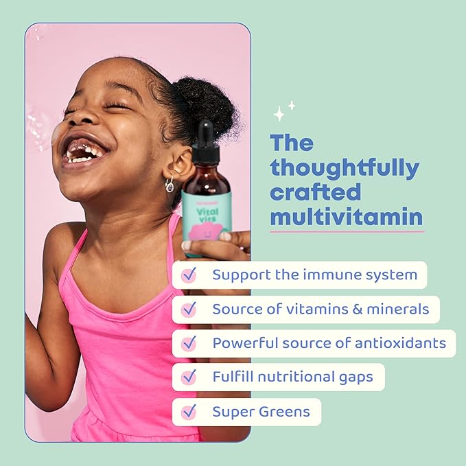 JoySpring Multivitamin &amp SleepBerry Bundle | Kids Vitamins &amp Minerals Naturally Sourced Non-GMO Non-Alcoholic Liquid Formula Immunity Health Support | Vegan &amp Vegetarian Supplements