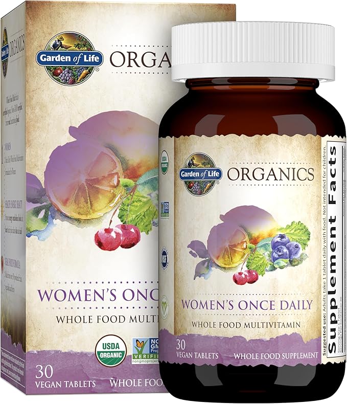 Garden of Life Men's and Women's Whole Food Multivitamins Probiotics 120 and 30 Count