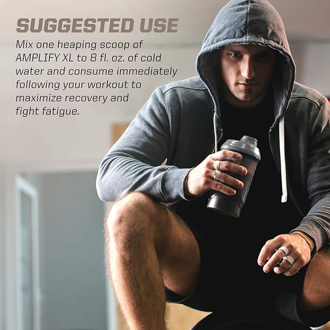 PMD Sports Amplify XL Premium Whey Protein Supplement Hydro Greens Blend - Glutamine and Whey Protein Matrix with Superfood for Muscle Strength and Recovery - Cinnamon Toast (24 Servings)