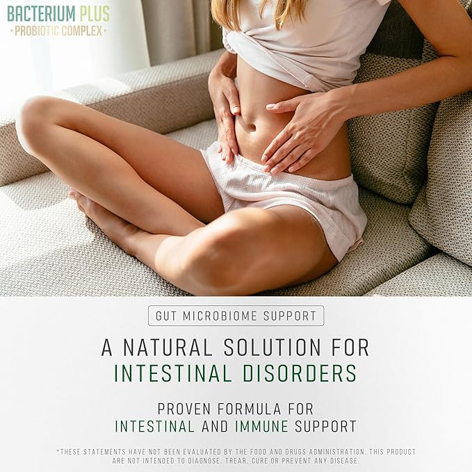 Bacterium Plus Natural Product Immune System Support Patented Formula Original Product - 120 Count - Pack of 2