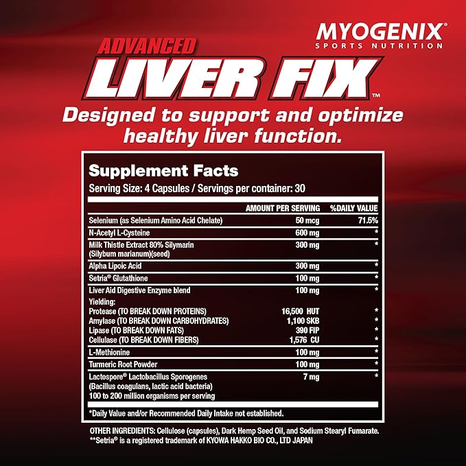 Myogenix Liver Support Supplement &amp Myolean Vanilla Whey Protein – Advanced Liver Health &amp Muscle Recovery with 40g High-Protein Whey – Support Detox Growth &amp Performance