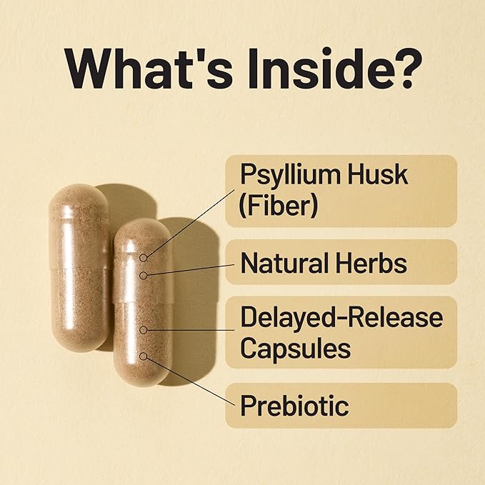 NatureWise [1] Total Colon Care Fiber Cleanse - Natural Laxative - 60 Capsules[30-Day Supply] + [1] Liver Balance - Milk Thistle Dandelion Turmeric - 60 Capsules[30-Day Supply]