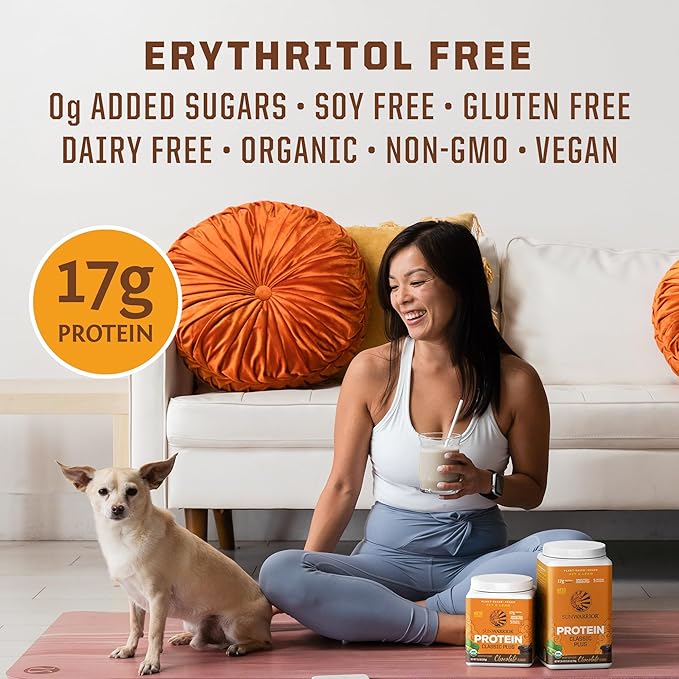Sunwarrior Active Preworkout Hydration Blend &amp Chocolate Classic Plus Organic Protein Powder Set | Bundle &amp Save | Non-GMO Soy Dairy Filler &amp Gluten Free (30 Servings Each)