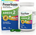 PreserVision AREDS 2 + Multivitamin #1 Eye Doctor Recommended Brand 2-in-1 Eye Vitamin with Lutein Zeaxanthin Zinc and Vitamin C D &amp E 100 Softgels