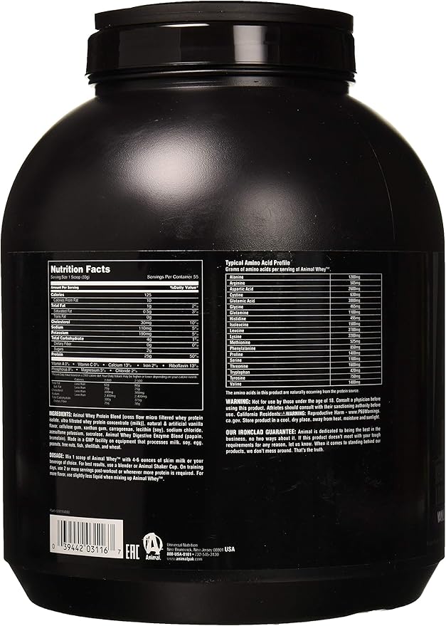 Animal Whey Isolate Whey Protein Powder – Isolate Loaded for Post Workout and Recovery &amp Creatine Chews Tablets - Enhanced Creatine Monohydrate with AstraGin to Improve Absorption