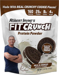 Fit Crunch Tri-Blend Whey Protein Keto Friendly Low Calories High Protein (18 Servings Milk &amp Cookies)