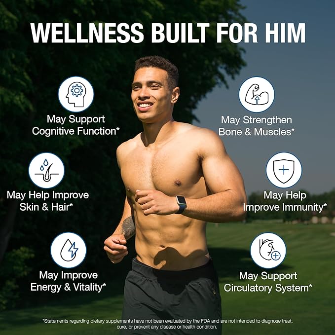 Pure By Nature One Daily Multivitamin for Women &amp Men Bundle Pack Multi Vitamins and Minerals Supplement for Immune Support with Vitamin B12 Gluten-Free &amp Non-GMO Each with 60 Veggie Capsule