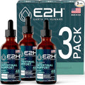 E2H Advanced Intestinal Support - Supports Intestinal Balance and Gut Health -Wormwood and Black Walnut Extract - Non-GMO Vegan - (3 Bottles)
