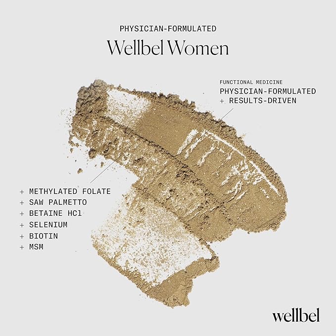 WELLBEL Women Clean Supplement for Hair Skin and Nails Vegan Gluten Free and Non GMO 90 Count