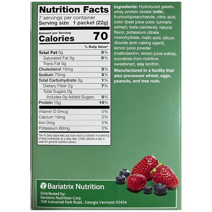 PROTIFIT - High Protein Berry Blast Fruit Drink 3 Pack 15g Protein Low Calorie Sugar Free Ideal Protein Compatible 7 Servings Per Box (3 Pack)