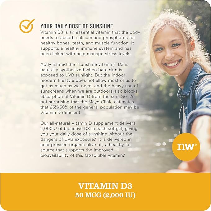 NatureWise Vegan Vitamin K2 100mcg &amp MK4 500mcg Bone Health - Vitamin D3 2000iu Immune Support 360 Count