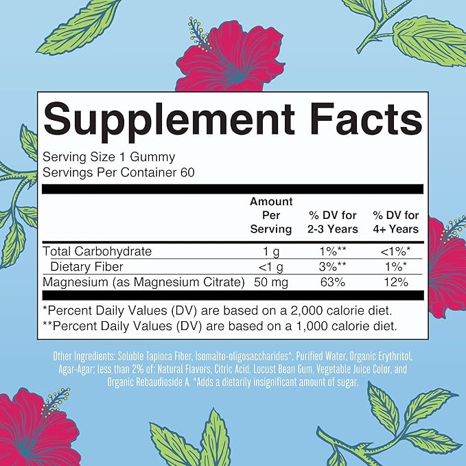 MaryRuth Organics Multivitamin Probiotic Magnesium Calm and Vitamin C Gummies for Kids | Clean Label Project Verified® | Vitamins for Immune Support &amp Overall Health | Vegan Non-GMO Gluten Fr