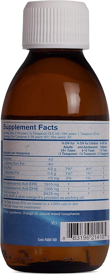 Pharmax Ultra EPA/DHA Liquid | Promotes Joint and Cardiovascular Health | 5.1 fl. oz.