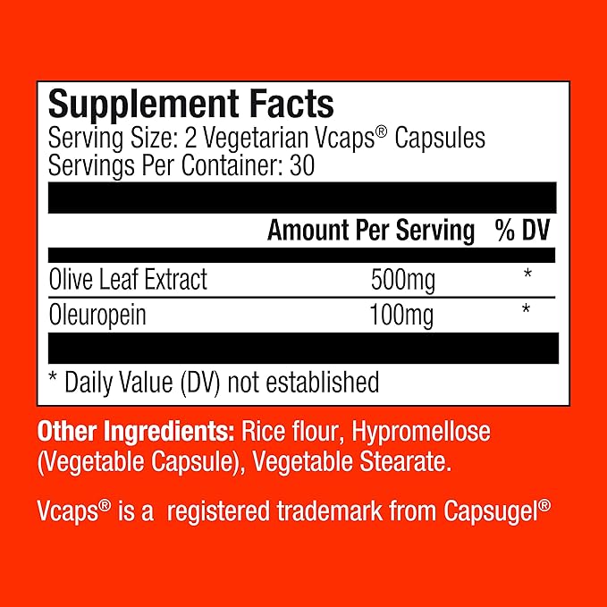 Invite Health Olive Leaf Extract - Provides Nutritional Support for Healthy Immune System - 30 Day Supply - 60 Vegetarian Capsules (1)