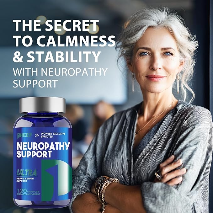 Nerve Savior Neuropathy Supplement 360 Capsules with 600mg Alpha Lipoic Acid &amp Benfotiamine Specially Formulated for Nerve Health in Hands Fingers Feet and Toes 3Pack