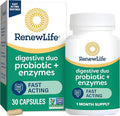 Renew Life Women's Probiotic Capsules Supports Vaginal Urinary Digestive and Immune Health L. Rhamnosus GG Dairy Soy and gluten-free 25 Billion CFU 50 Count