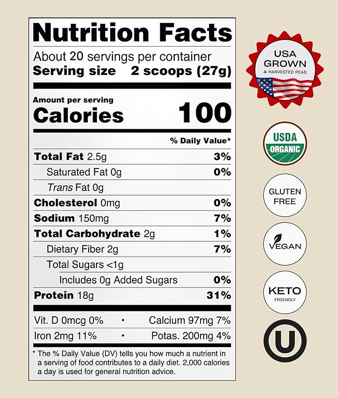 NUFYX Heavenly Protein Powder (Simply Plain 40 Scoops)