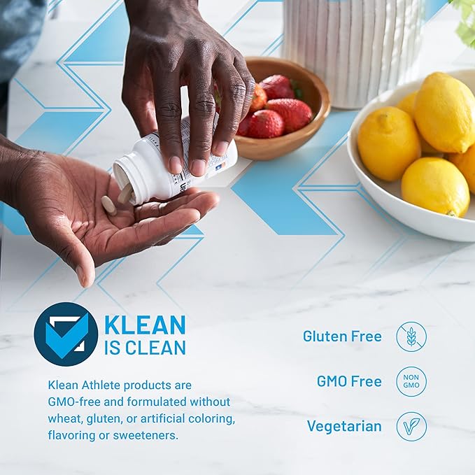 Klean Athlete Klean Multivitamin - Essential Nutrients &amp Antioxidants for Optimal Health - NSF Certified for Sport - 60 Tablets