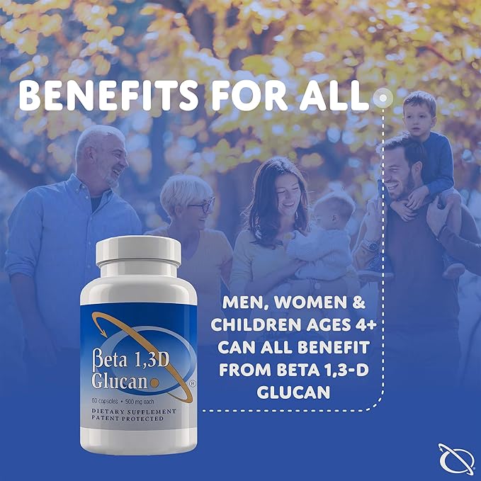 Transfer Point Immune Support Supplement Highly Purified Beta 13D Glucan (Pack of 2-500 mg b-glucan Fiber per Capsule)