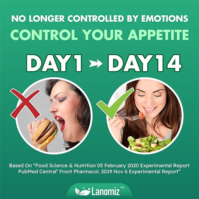 14DAY Appetit &amp Craving Control Gut Health Complex Featuring Delayed-Release Probiotics &amp White Kidney Bean Extract 5-HTP 60 Capsules