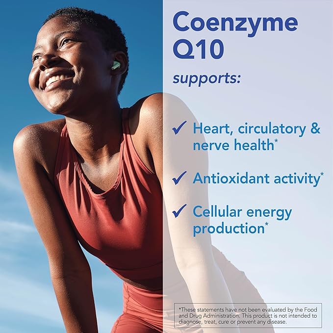 Patient One Coenzyme Q10 (CoQ10) 100 mg | Antioxidant Supplement to Support Heart and Vascular Health* | with Organic Olive Oil | 120 Capsules