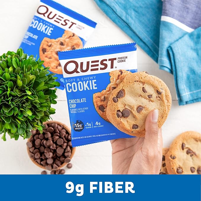 Quest Nutrition Ready To Drink Chocolate Protein Shake &amp Chocolate Chip Protein Cookie Keto Friendly High Protein Low Carb 12 Count
