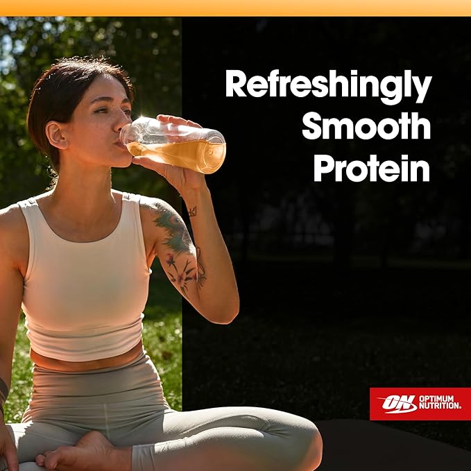 Optimum Nutrition Pro Quench 10g Clear Protein 10g Collagen peptides &amp Electrolyte Powder Drink Mix Tropical Orange Mango 20 Servings 520 Grams (Packaging May Vary)