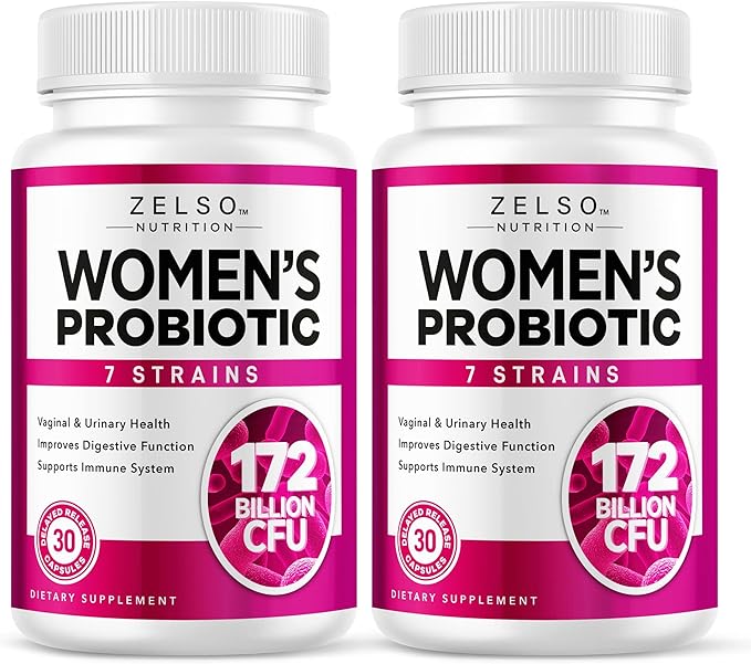 ZELSO (2 Pack) Women's Probiotic 175 Billion CFU Probiotic Supplement Designed for Ultimate Women's Health 2 Month Supply