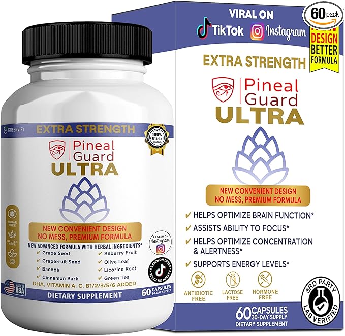 Pineal Guard Ultra Eye Health Supplement 60 Capsules 30-Day Supply (1)
