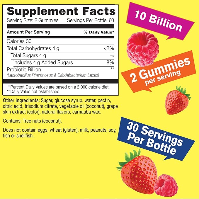 WellYeah Probiotics for Women Gummies (2 Pack) - 10 Billion CFU - for Digestive Support Gut Health and Feminine Health Support -Berry Flavor - Vegan Delayed Release Womens Probiotic - 60 Gummies