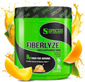 Species Nutrition Fiberlyze Fiber Supplement Psyllium Based Soluble &amp Insoluble Fiber Powder for Healthy Colon Digestive Functions (Mango 30 Servings)