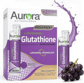 Aurora Nutrascience Mega-Pack Liposomal Glutathione Immune System Support Antioxidant 750 mg per Serving 32 Single-Serve Packets Gluten Free Non-GMO Sugar-Free 16 fl oz (480mL)