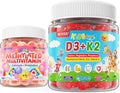 NEVISS Kids Vitamin D3 K2 Gummies 2 Pack + Kids Multivitamin Gummies 1 Pack