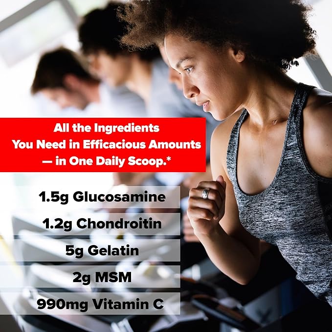 Labrada Nutrition Elastijoint Fruit Punch Glucosamine Joint Support Supplement Powder for Men &amp Women Health Supplement with MSM Glucosamine Chondroitin MSM - Gluten-Free