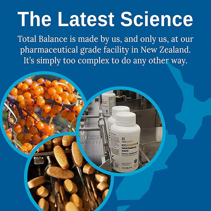 Xtendlife Total Balance Men’s Multivitamin for Immune Heart Digestive &amp Cellular Health - Daily Support - 70+ Nutrients &amp Minerals - 30 Day Supply