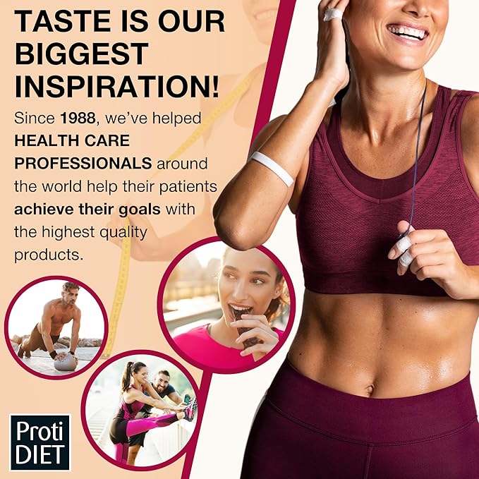 ProtiDIET Chocolate Protein Shake - 21 Pouches - Low Fat High Protein Drink for a Healthy Active Lifestyle - Quick and Easy Preparation Chocolate Protein Drink