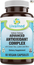 Livamed - Advanced Antioxidant Complex Veg Caps 60 Count