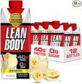 Labrada Lean Body Ready-to-Drink Banana Protein Shake40g ProteinWhey Blend0 SugarGluten Free22 Vitamins &amp Minerals17 Ounce (Recyclable Carton &amp Lid - Pack of 12) LABRADA