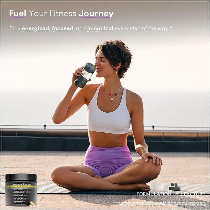 Formulation Factory Melt Mode 10-in-1 Metabolic Health &amp Energy Support | Green Tea L-Carnitine CLA Glucomannan &amp More | Helps Support Appetite &amp Metabolism Balance | 360 Count (Pack of