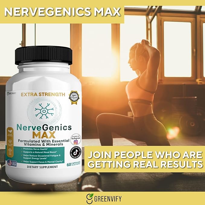 NerveGenics Max 60 Capsules 30-Day Supply (2)