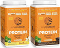 Chocolate &amp Vanilla Classic Plus Organic Protein Powder Set | Bundle &amp Save | Vegan Protein Powder Superfood Blend | Non-GMO Soy Dairy &amp Gluten Free (30 Servings Vanilla 30 Servings Choco