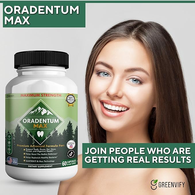 Oradentum Max Probiotic Supplement 40 Billion CFU 60 Capsules 30 Day Supply (3)